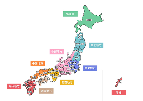 日本地図